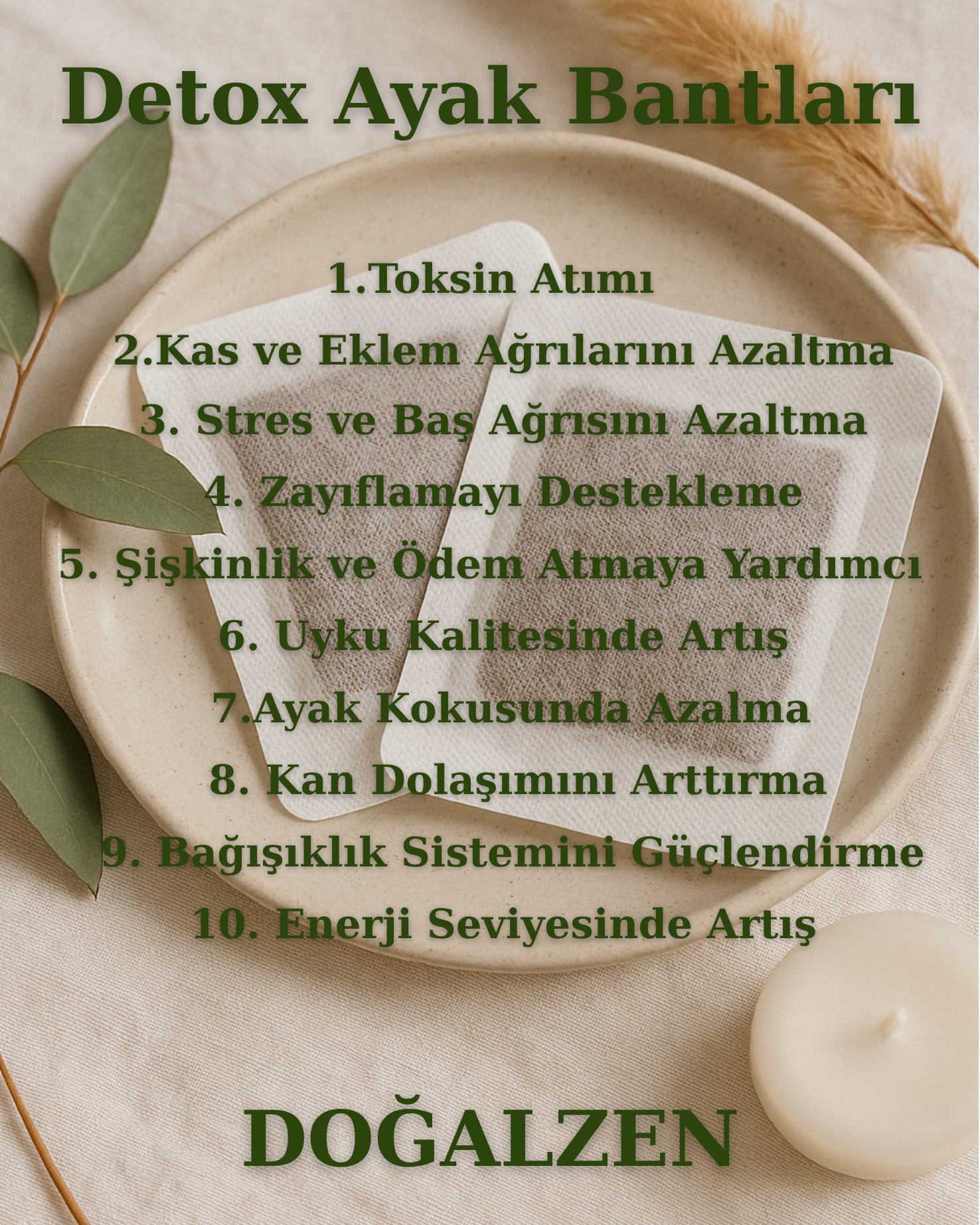 Doğalzen Doğal Ayak Detoks Bandı